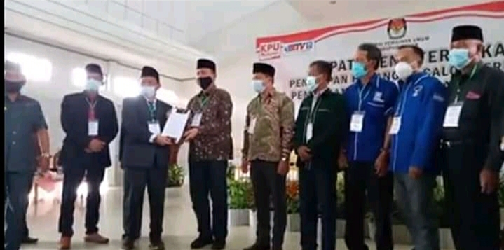 Pleno KPUD Kaur Tetapkan Calon Bupati dan wakil Bupati Terpilih H.Lismidianto,SH,MH dan Herlian Muchrim,ST