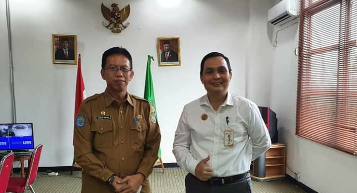 Sekada Kaur Nandar Munadi mengucapkan Terima Kasih Kepala BPD Bintuhan Cicin Paminat ke Pemerintah Kaur 