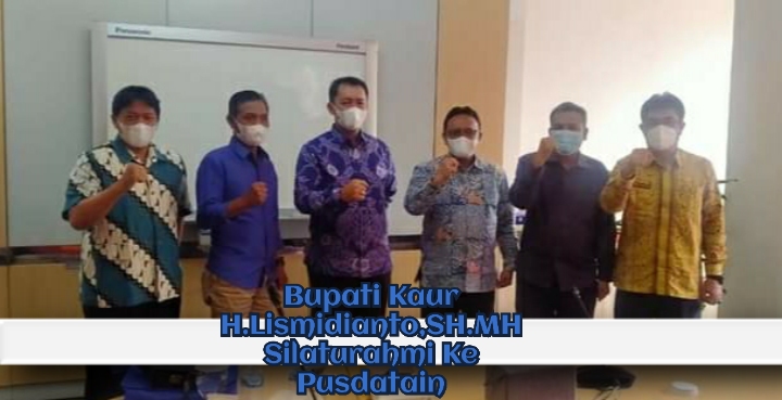 Bupati silaturahmi ke Pusdatin dalam rangka percepatan program 100 hari Bupati dan wakil bupati Kaur