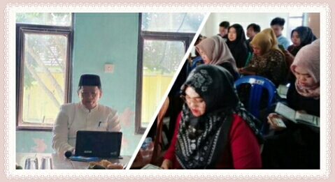 Kegiatan pengajian, guna meningkatkan keimanan serta melakukan penyegaran rohani