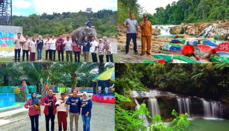 Kepala Dinas Pariwisata Bengkulu Utara Hendri Kisinjer,SE.MM  bersama tim melakukan kunjungan ke Objek Wisata