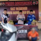 Tim opsenal Sat Reskrim Polresn Bengkulu Utara Amankan 4 terduga melakukan pencurian