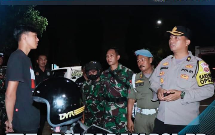 Kabag Ops Polres Bengkulu Utara Kompol Jeri A Nainggolan,S.IK pimpin Patroli Gabungan