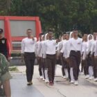 Putra putri terbaik Bengkulu Utara mulai memasuki tahap latihan pengibar Bendera HUT Ri ke 78 tahun 2023