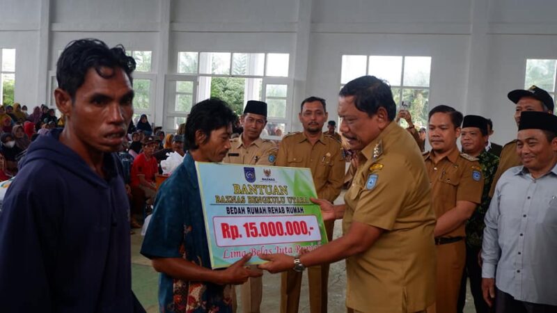 Bupati Bengkulu Utara Ir.H.Mian, penyaluran bantuan kerawanan pangan tersebut merupakan bentuk perhatian pemerintah atas keadaan cuaca kemarau 