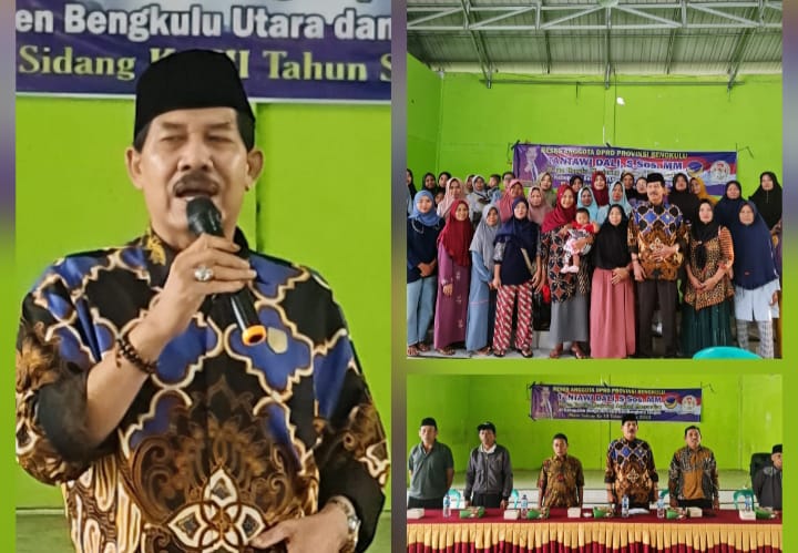 Ketua Komisi III DPRD provinsi Bengkulu Juga sebagai ketua Fraksi NasDem Tantawi Dali,S.Sos.MM ,berkomitmen untuk menyerap aspirasi masyarakat