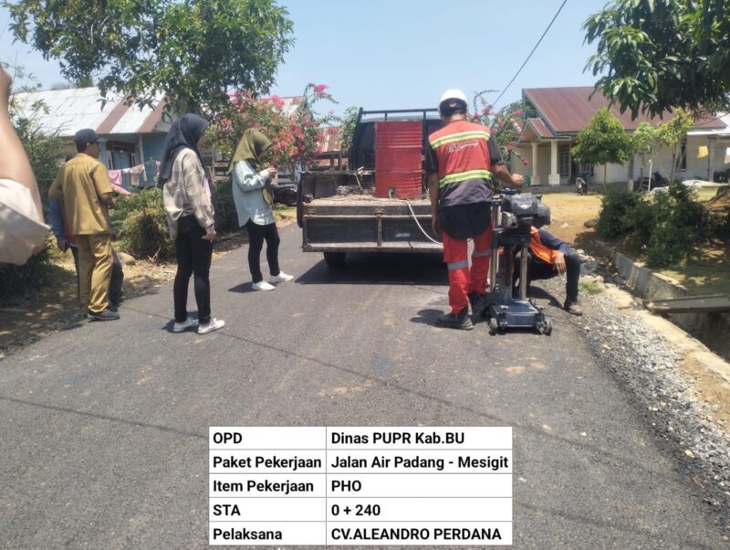 Pemerintah Daerah Bengkulu Utara melaluni Dinas PUPR kabupaten bengkulu utara genjot Pembangunan jalan