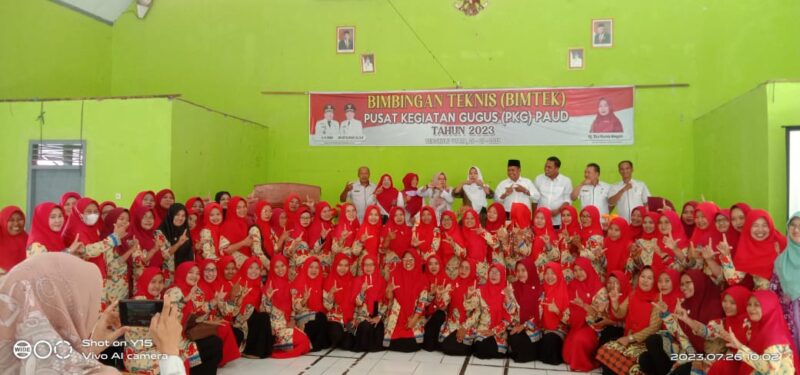 Bidang PAUD dinas pendidikan kabupaten bengkulu Utara sosialisasi program Transisi PAUD ke SD