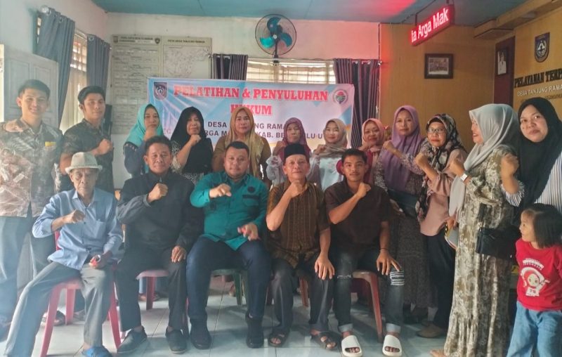 Pemerintah Desa Tanjung Raman Melaksanakan kegiatan Pelatihan Hukum