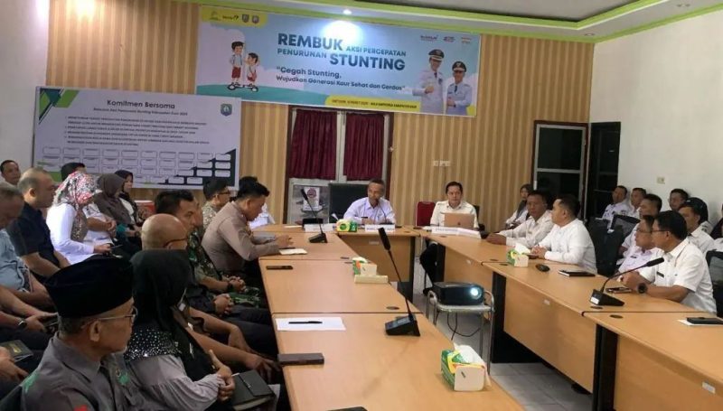 Aksi Rembuk Stunting tingkat Kabupaten Kaur Tahun 2025