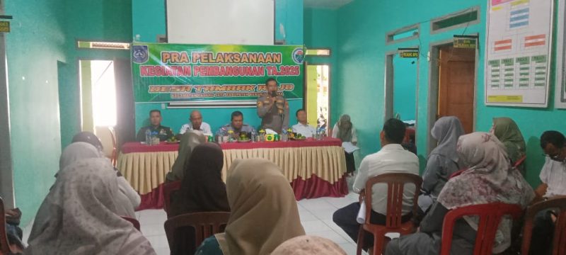 Pemerintah Desa Tambak Rejo Pra Kegiatan pembangunan Fisik