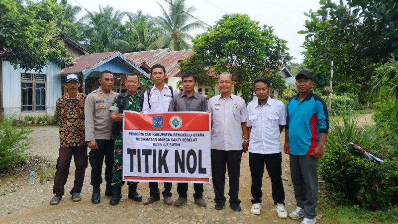 Kegiatan titik nol ini menandai dimulainya pelaksanaan pembangunan infrastruktur