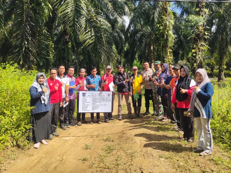 Proyek pembangunan rabat beton di Desa Talang Berantai dengan Dana Desa menjadi bukti nyata bahwa pemanfaatan dana desa secara tepat