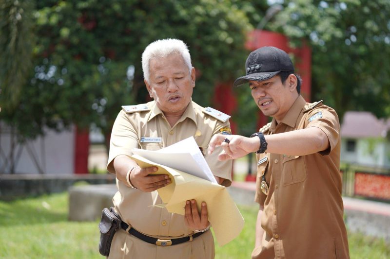Upaya meningkatkan penataan, kenyamanan, serta keamanan ruang publik Bupati Tinjau langsung alun-alun
