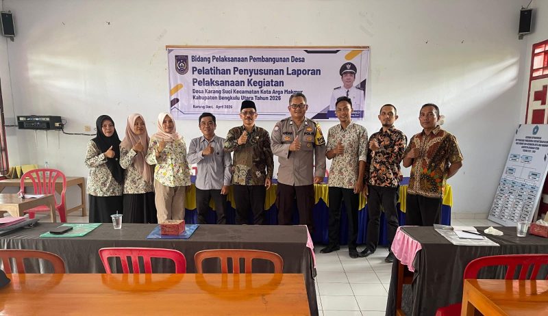 Pelatihan penyusunan laporan oleh Pemerintah Desa