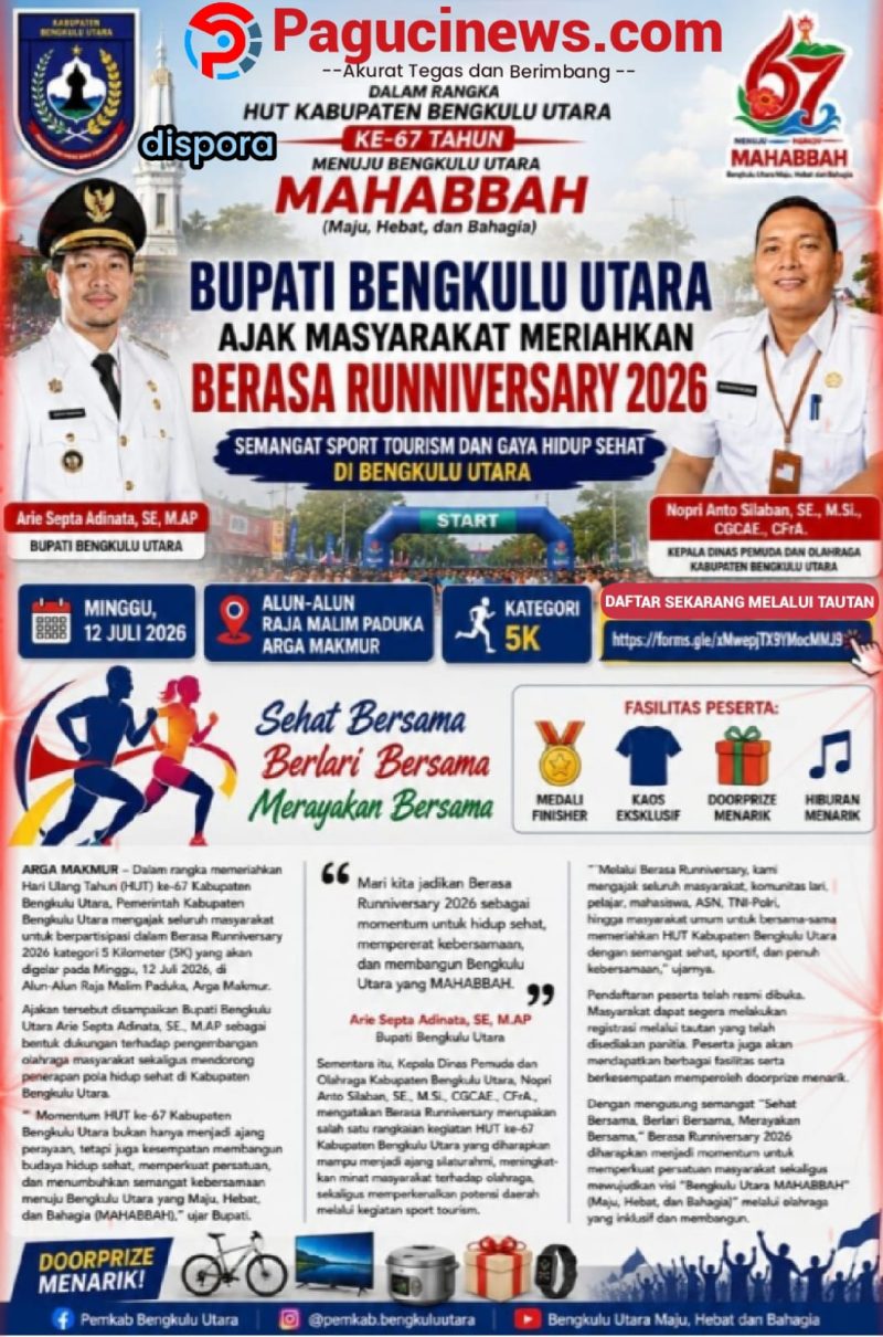 Momentum HUT ke-67 Kabupaten Bengkulu Utara