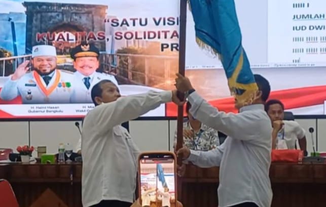 Konferprov PWI Bengkulu yang digelar di Aula Merah Putih Kantor Gubernur Bengkulu