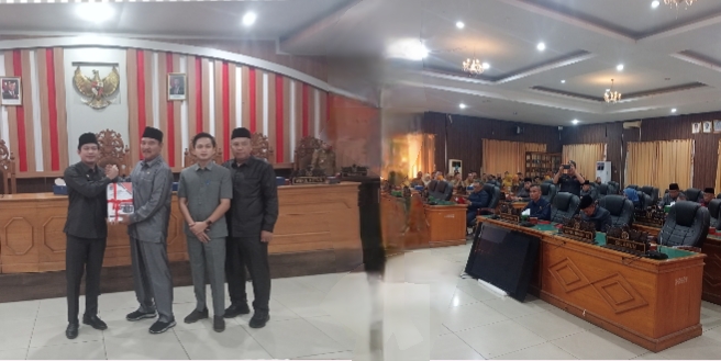 Paripurna penyampaian nota pengantar Bupati atas raperda 