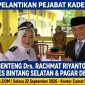 Bupati Bengkulu Tengah, Drs. Rachmat Riyanto, S.T.M.AP. melantik dua Pejabat (Pj) Kepala Desa